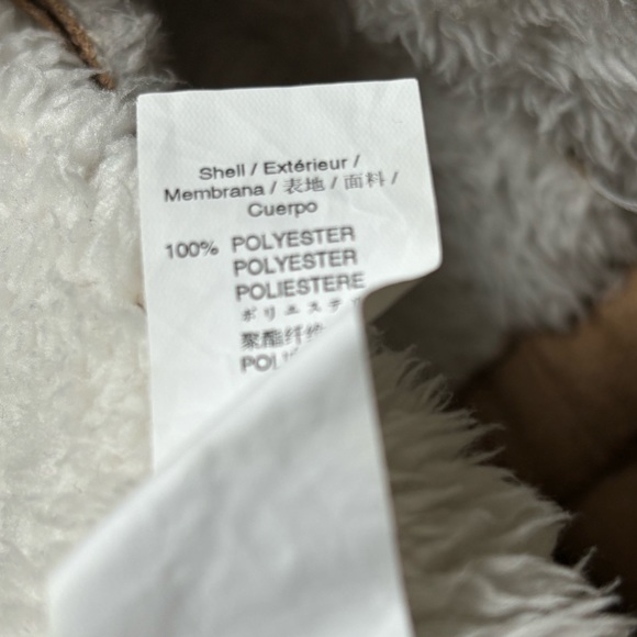 Gap kids Sherpa trim, tan Faux Suede jacket size US XL: 12-13 years - Picture 8 of 10